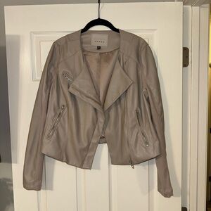 BlankNYC Tan Faux Leather Jacket